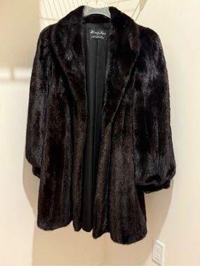 Women's Dark Brown Mink Trench Coat